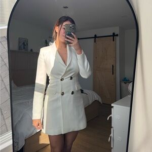 Zara white dress